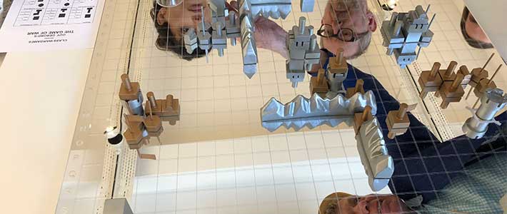 Playing Game of War with Class Wargames founder Richard Barbrook