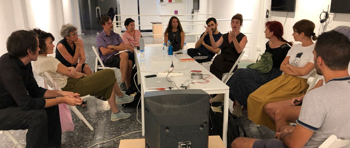 workshop with Navine Khan-Dossos and James Bridle