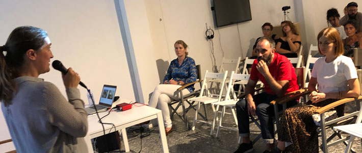 Sanela Jahić at the NeMe Arts Centre