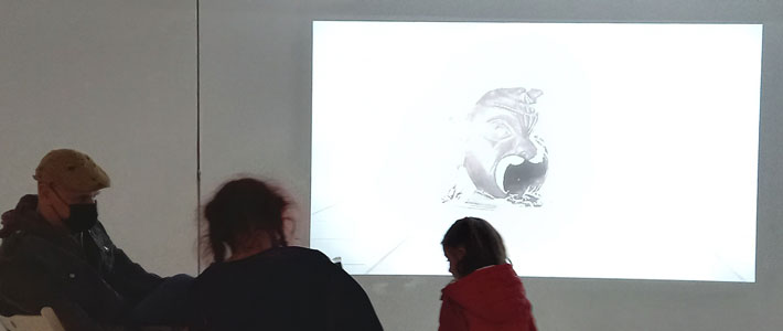 Through the mesh - Morehshin Allahyari