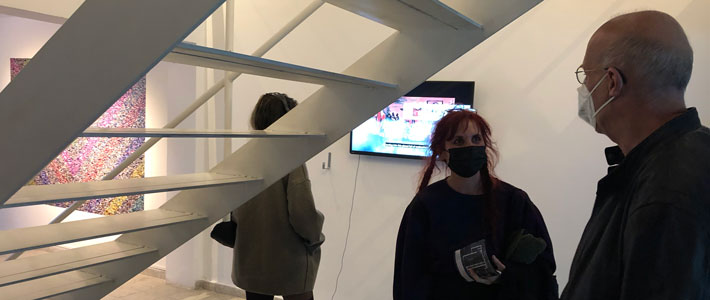 Through the mesh - Josèfa Ntjam