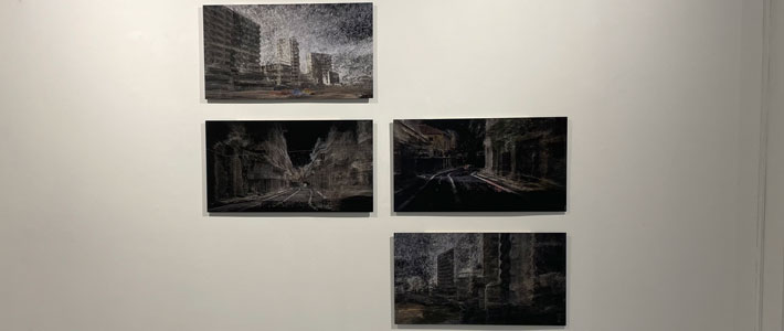 Views from the exhibition UNLAND in the NeMe Arts Centre