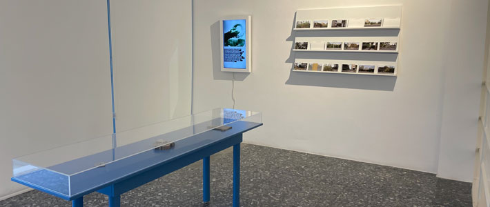 Views from the exhibition UNLAND in the NeMe Arts Centre