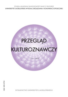 2025 - Przegląd Kulturoznawczy, no 1 (63)