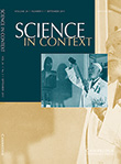 2011 - Science in Context Volume 24 - Issue 3
