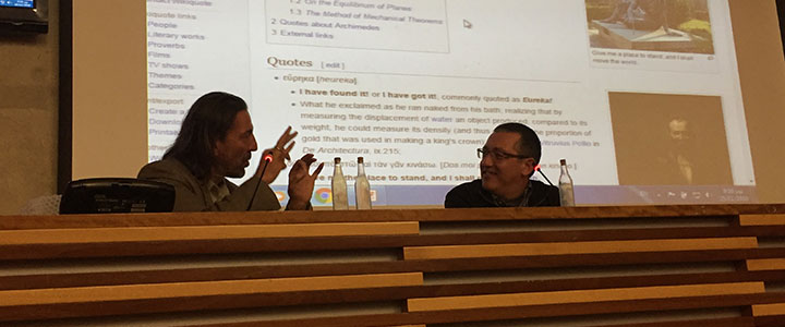 Scale matters: Lanfranco Aceti and Ioannis Michaloudis