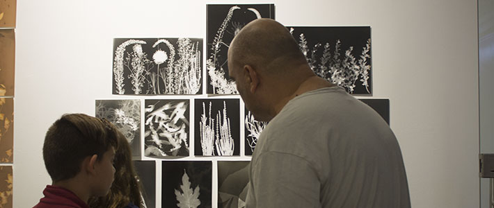 Photograms workshop exhibited